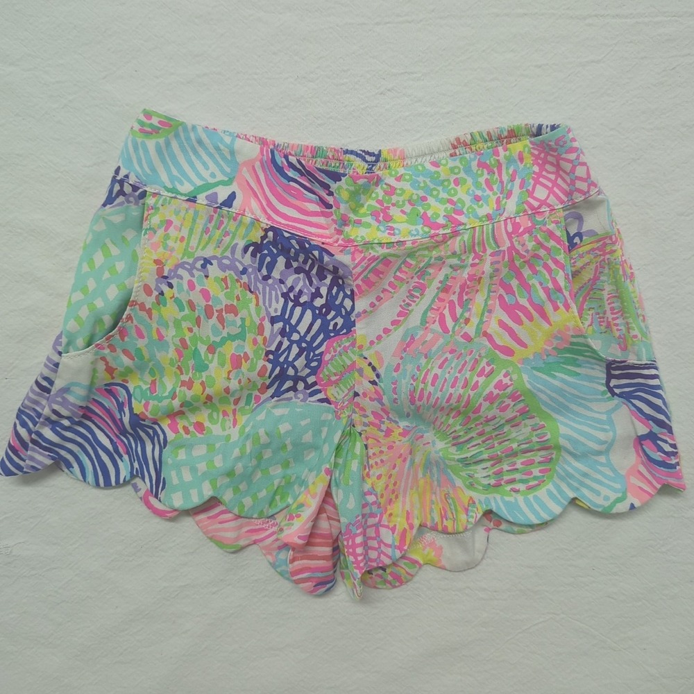 Lilly Pulitzer Colorful Scalloped Skort